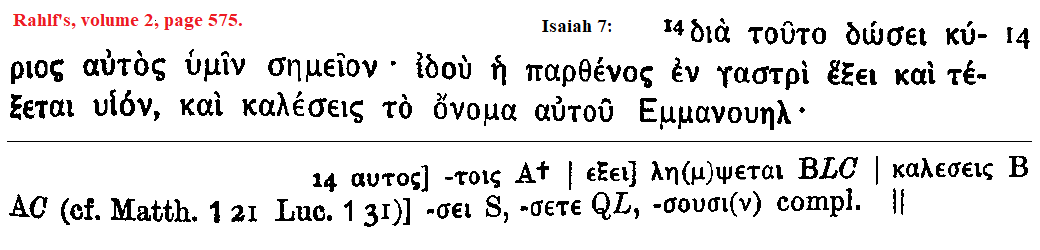 Isaiah 7.14 in Rahlf's.png
